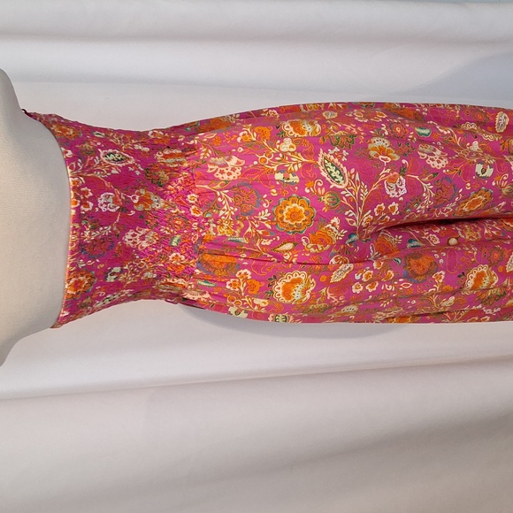 Ivy Street Smocked halter top wide leg pantsuit, size m - Picture 7 of 8